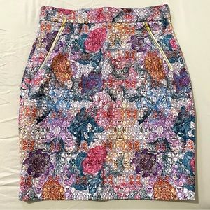 🌺 H&M Stained Glass Floral Skirt